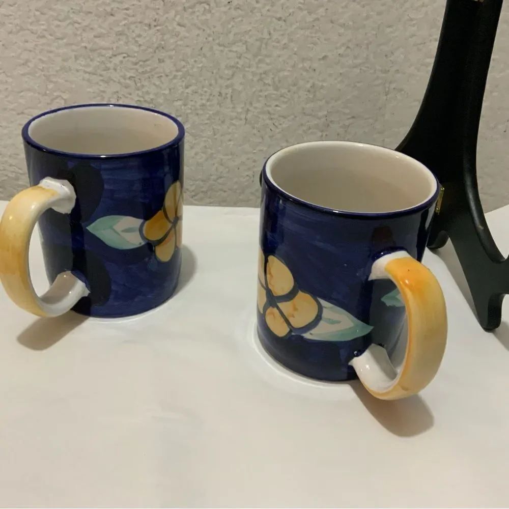 2 Style Eyes by Baum Bros - Flower Power Collection mugs